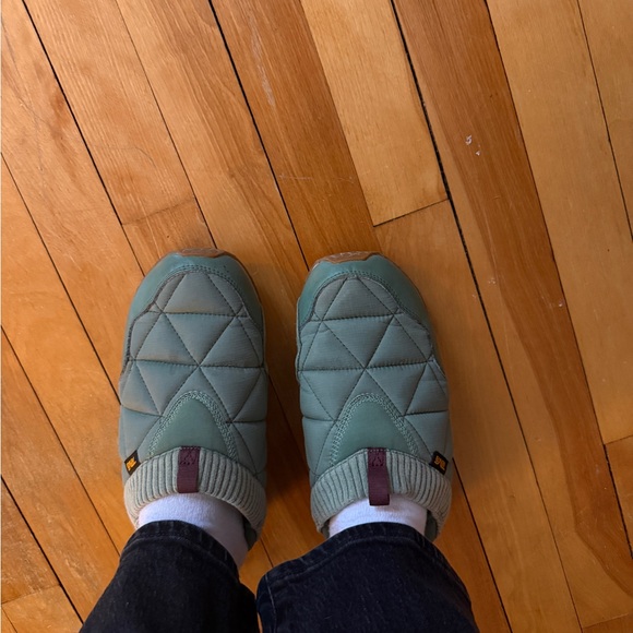 Teva Shoes - Teva reember moc Quilted Slip-On Shoes in Sage Green
